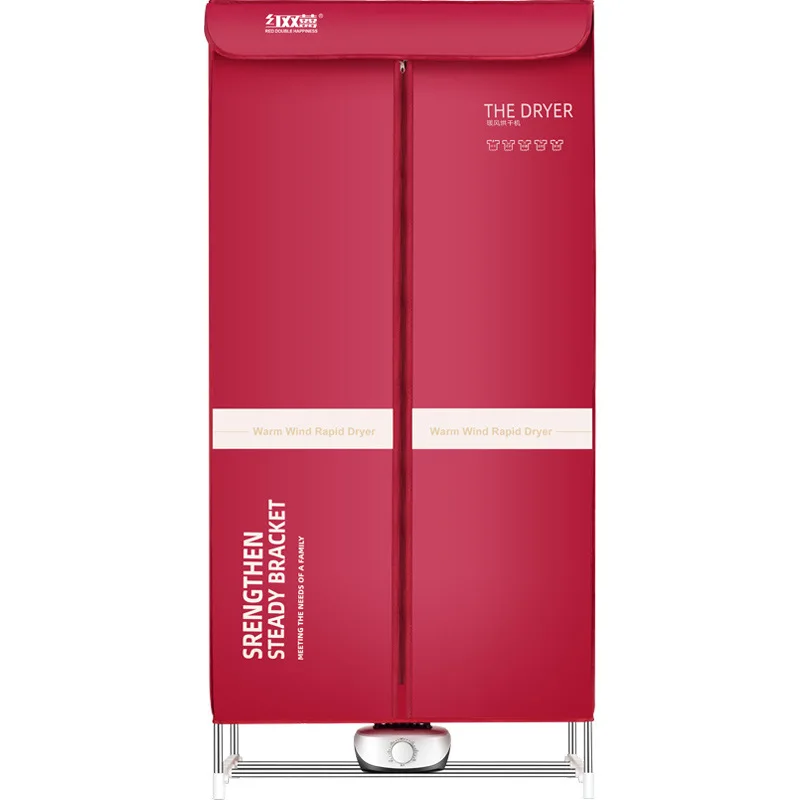 Clothes drying cloth wardrobe folding portable simple bedroom wardrobe household clothes dryer, clothes storage cabinet