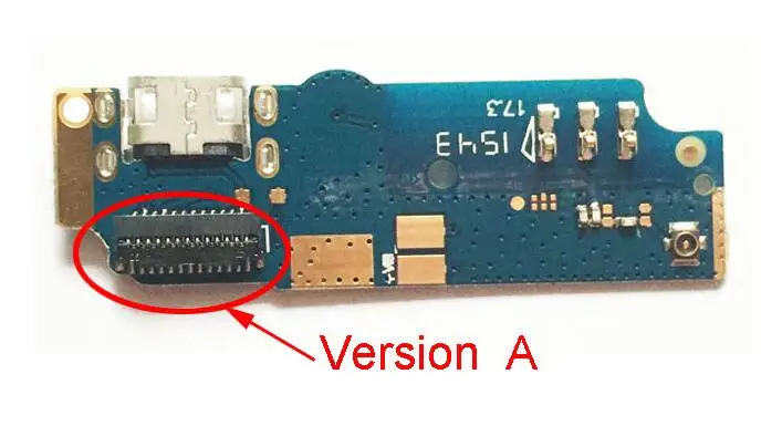 Version A Для Asus Zenfone Max ZC550KL Z010DA QL1503 QL1502 Fm01b USB зарядное устройство Порт док-станция разъем с микрофоном гибкий кабель запасные части - Цвет: Version A