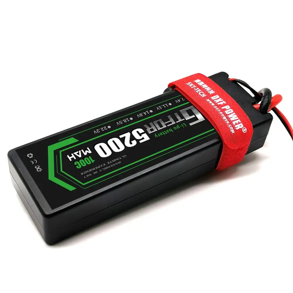 GTFDR-bater&iacute;a Lipo de 5200mAh, 7,4 V, 100C, 2S, para RC Evader BX, coche, cami&oacute;n, Truggy, Buggy, 1/8, 1/10, todoterreno, RC-3