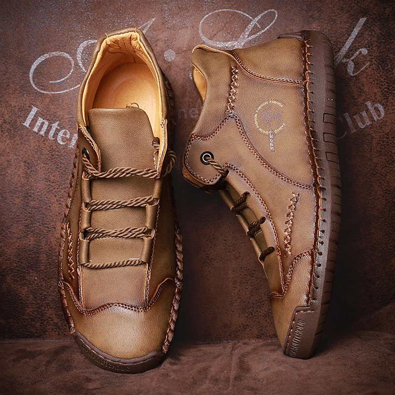 

Large size 2021 men's shoes round toe fashion men's shoes men's casual comfortable men's shoes