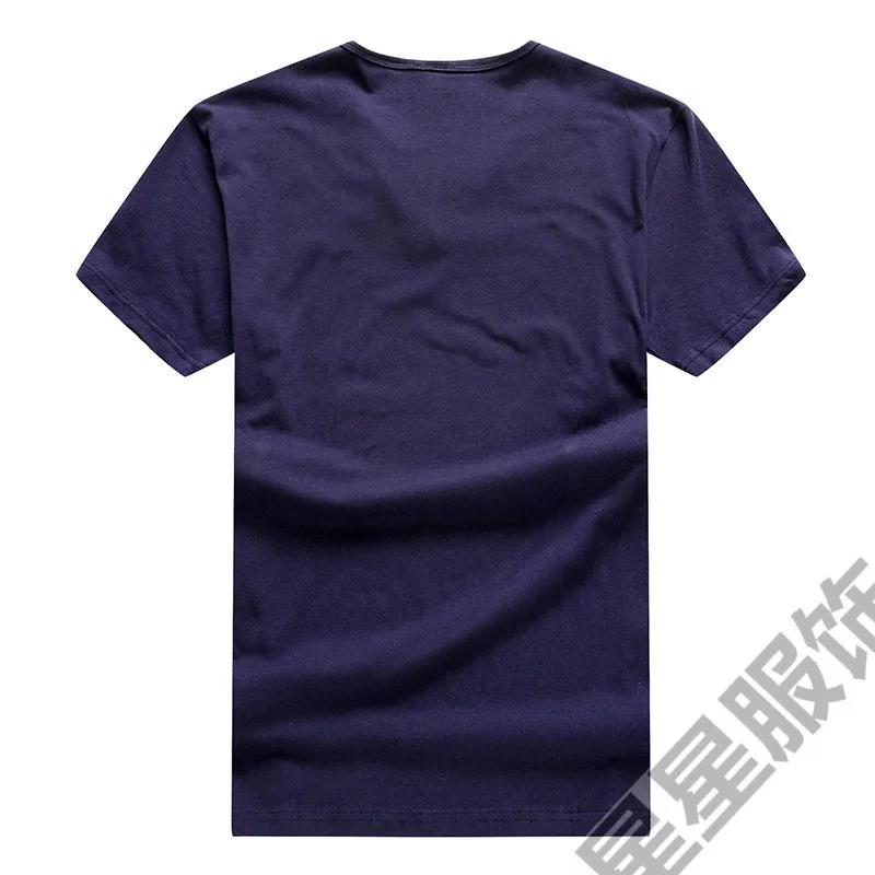 Футболка мужская хлопковая с вышивкой и надписью батальных размеров 10XL/8XL/6XL/5X |