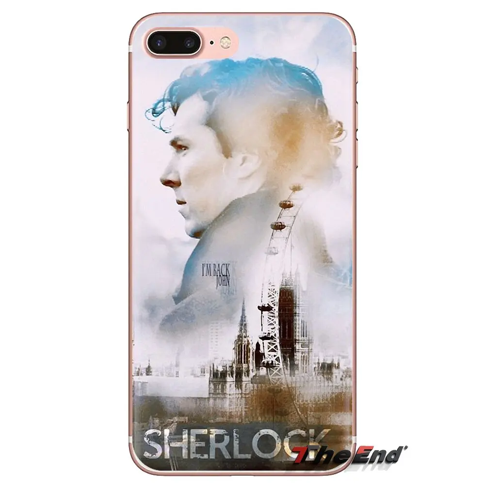 Прозрачный мягкий чехол Sherlock BBC для Huawei G7 G8 P7 P8 P9 P10 P20 P30 Lite Mini Pro P Smart Plus 2017 2018 2019 |