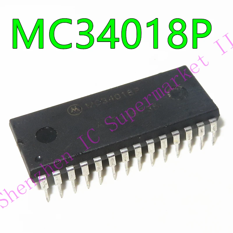 

1pcs/lot MC34018P MC34018 DIP-28 In Stock