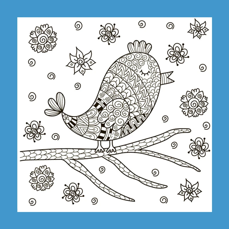 

ZATWBS Pixel bird Clear Stamps For DIY Scrapbooking/Card Making/Album Decorative Rubber Stamp Crafts