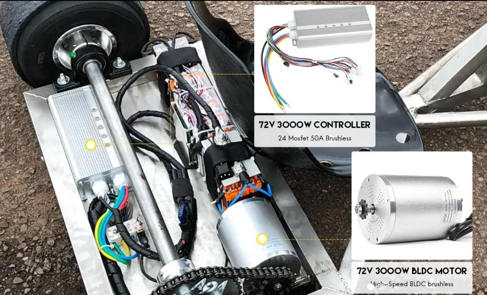72V 3000W 50A bicicleta electrica plegable мотор для центрального движения колеса для скутера мотор для электрического велосипеда, фара для электровелосипеда в E-двигатель автомобиля часть мотоцикла