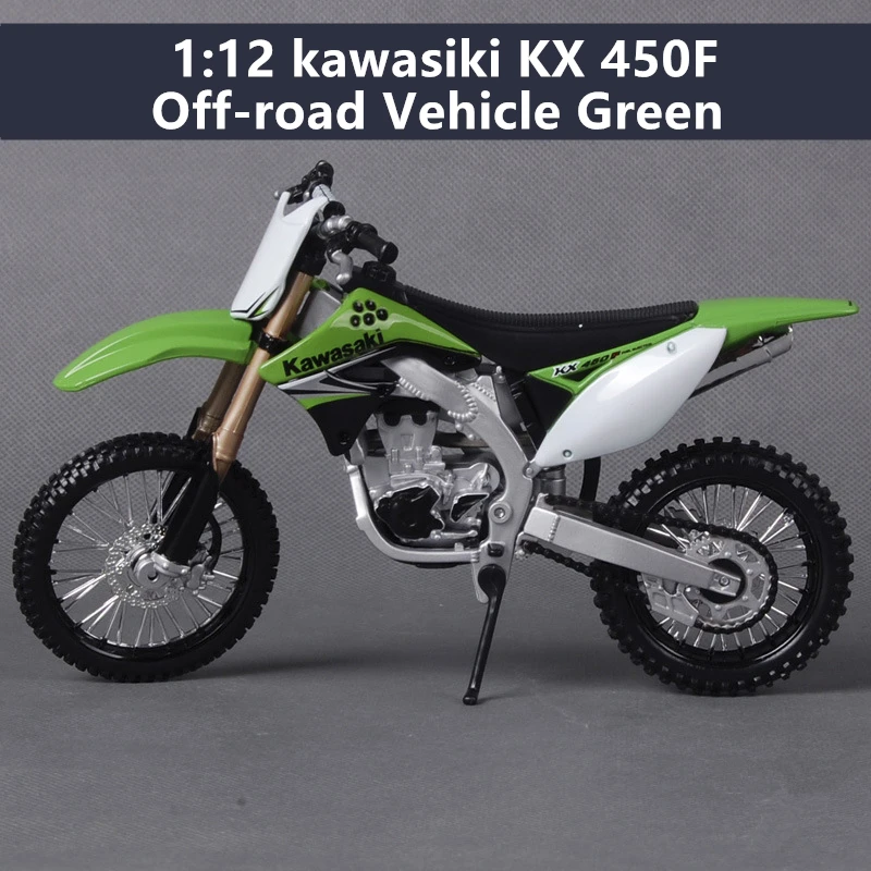 kawasiki KX450F Maisto 1:12 Yamaha 450F моделирование сплав Мотокросс серии авторизованный модель мотоцикла игрушечный автомобиль - Цвет: kawasiki KX450F
