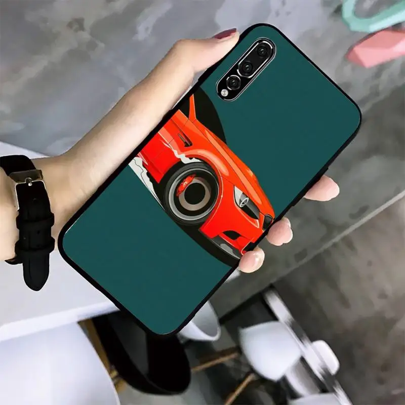 

Nisssan GTR Phone Case For Huawei G7 G8 P7 P8 P9 P10 P20 P30 Lite Mini Pro P Smart Plus Black Soft TPU Cove Fundas