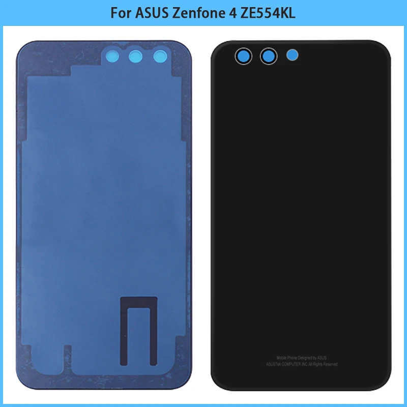 

Крышка батарейного отсека для ASUS Zenfone 4 ZE554KL задняя крышка ZE554KL Задняя стеклянная панель Корпус Замена