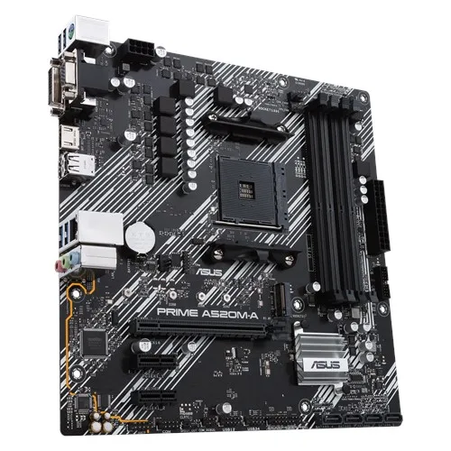 Новый ASUS системная плата AMD A520 (Ryzen AM4) mикро ATX материнская поддерживает M.2 1 Gb
