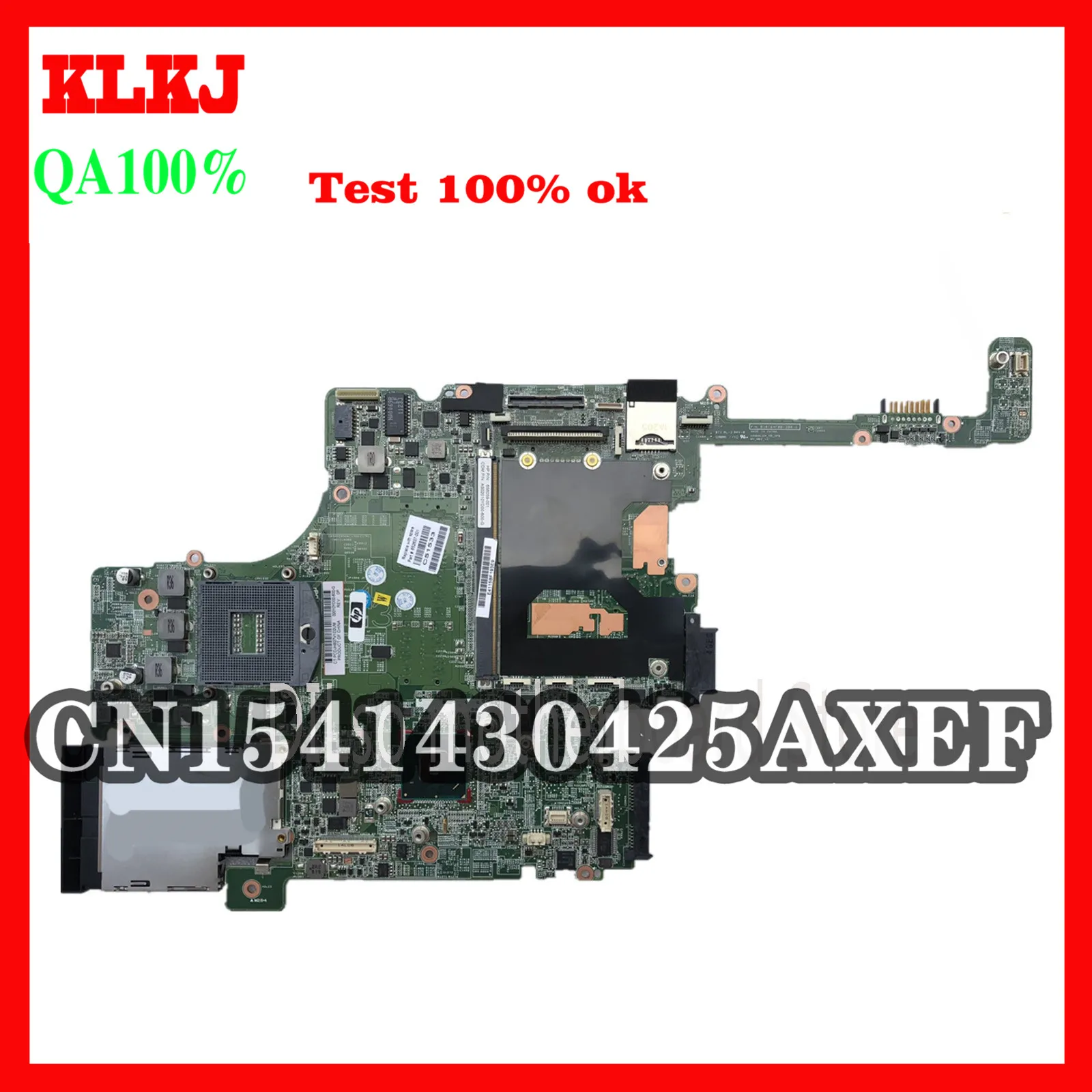 

Материнская плата KLKJ для ноутбука HP EliteBook 8560 Вт 652637-001 652637-501 652637-601 HM76 100% оригинал
