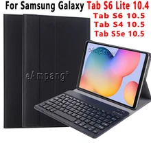 Чехол с клавиатурой для Samsung Galaxy Tab S6 Lite 10 4 S4 S5E 5 SM P610 P615 T860 T865 T830 T835