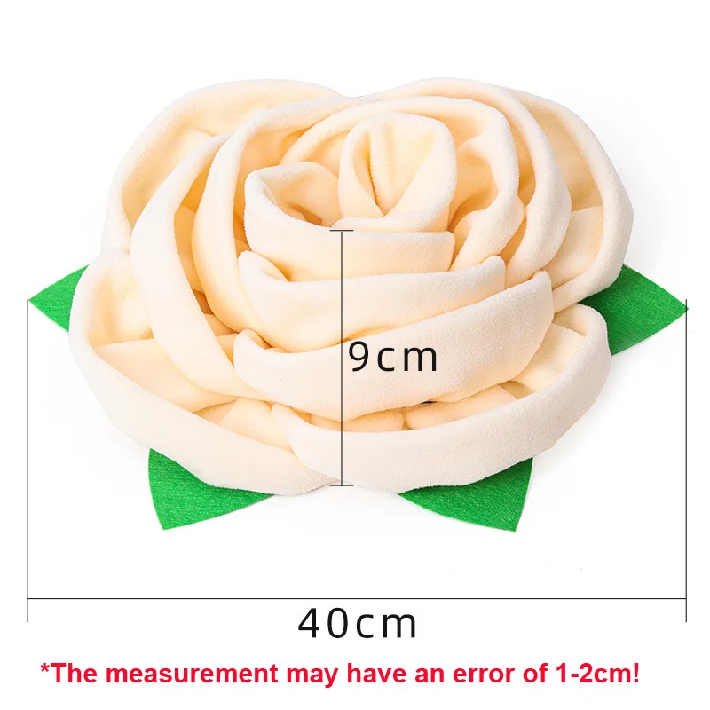 Собачий нюхательный коврик для питомца тренировочная розовая подушка в цветочек