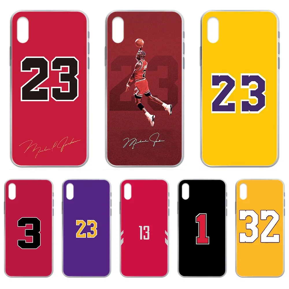 Баскетбольный Jordan мягкий чехол для мобильного телефона Прозрачный iphone 4 4S 5 5C 5S 6 6S