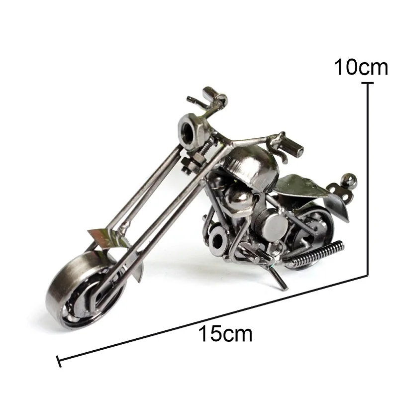 Металлические фигурки мотоциклов 15*10*7 см скульптура мотоцикла модель для детей