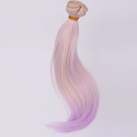 Аксессуары для кукол Pro wig 15*100 см, удлинители волос, пряди волос, пряди, хаки, розовые, коричневые, стандартные парики для шарнирных/SD кукол, «сделай сам»