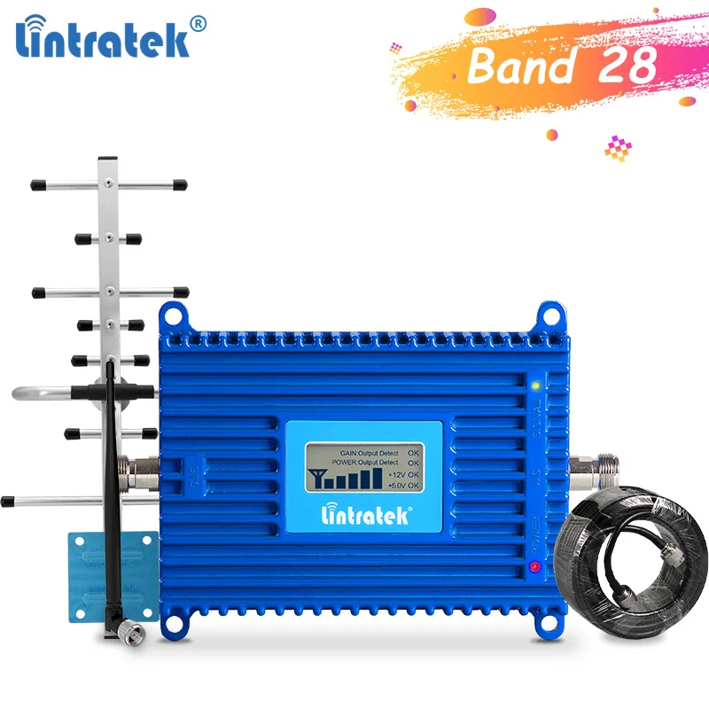 Lintratek 4G усилитель сигнала 700 МГц полоса 28 LTE сетевой повторитель мобильного