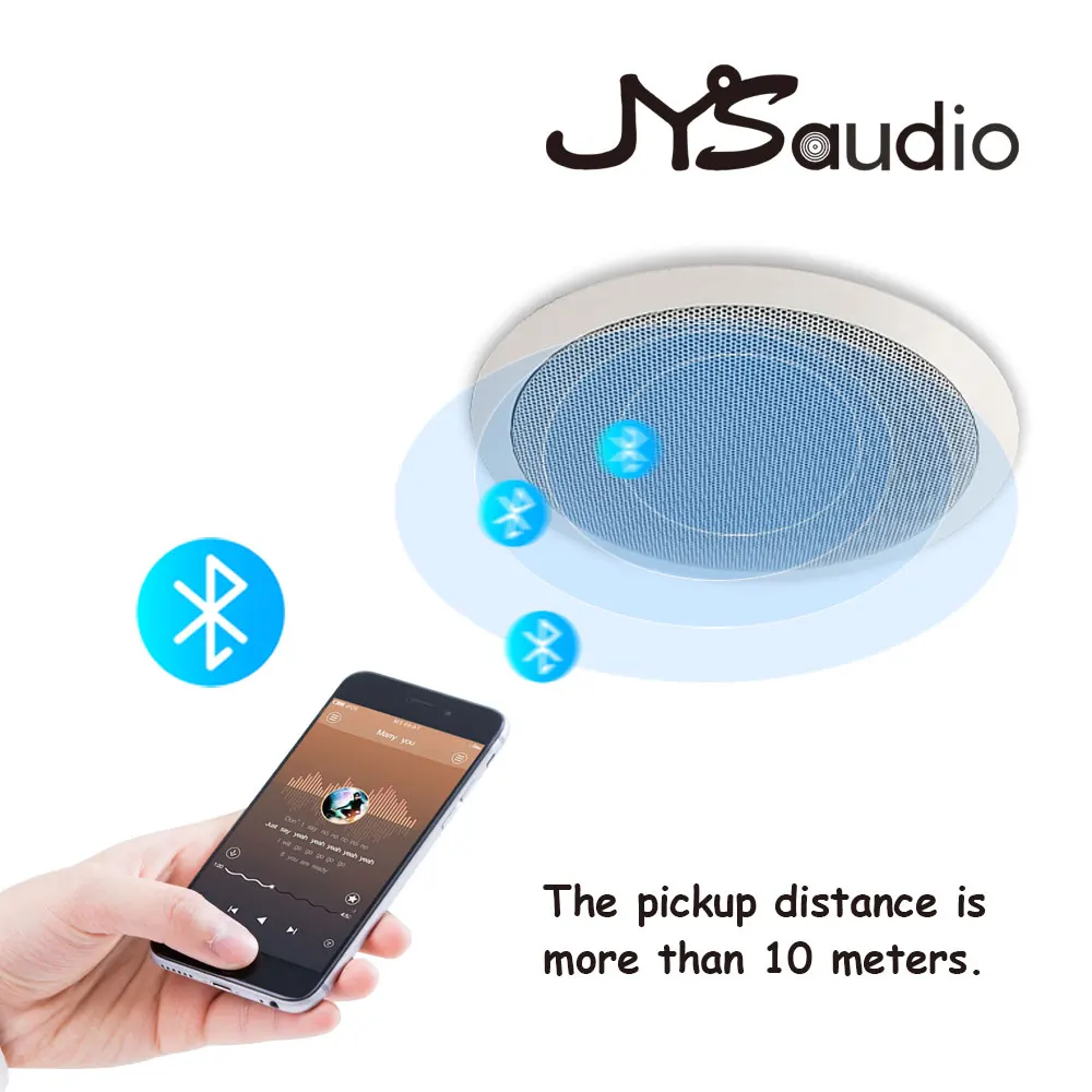 Домашний Bluetooth потолочный динамик s 6 дюймов настенный белая крыша громкий