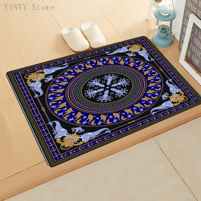 

Luxury Style Anti-dust Home Entrance Doormat Mat for Bathroom Floor Carpets Living Room Mats For Decorative Gadgets Rugs