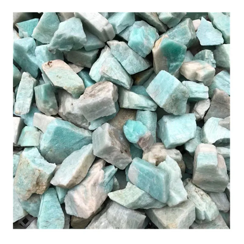 

Amazonite Raw Gemstone Natural Quartz Hand Made Stones For Healing Reiki