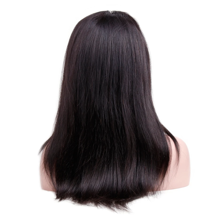 13х4 прямые парики из натуральных волос на кружеве для черных женщин Perruque Cheveux Humain