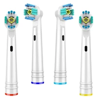 4pcs replacement brush heads for oral b toothbrush heads advance powerpro health electric toothbrush heads