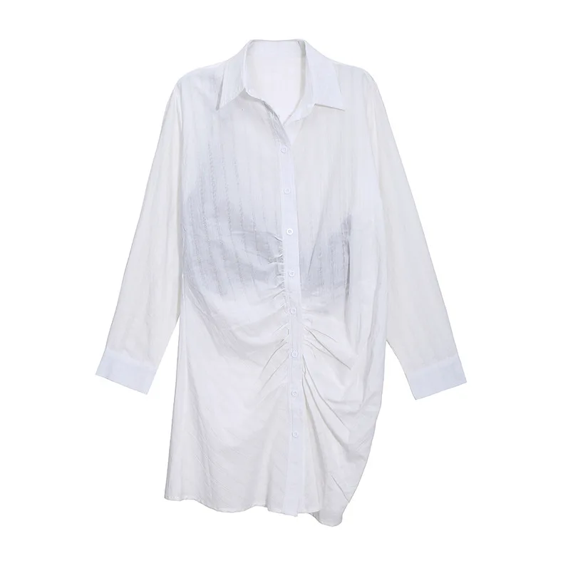 

Fashion early autumn new temperament is thin and irregular dress