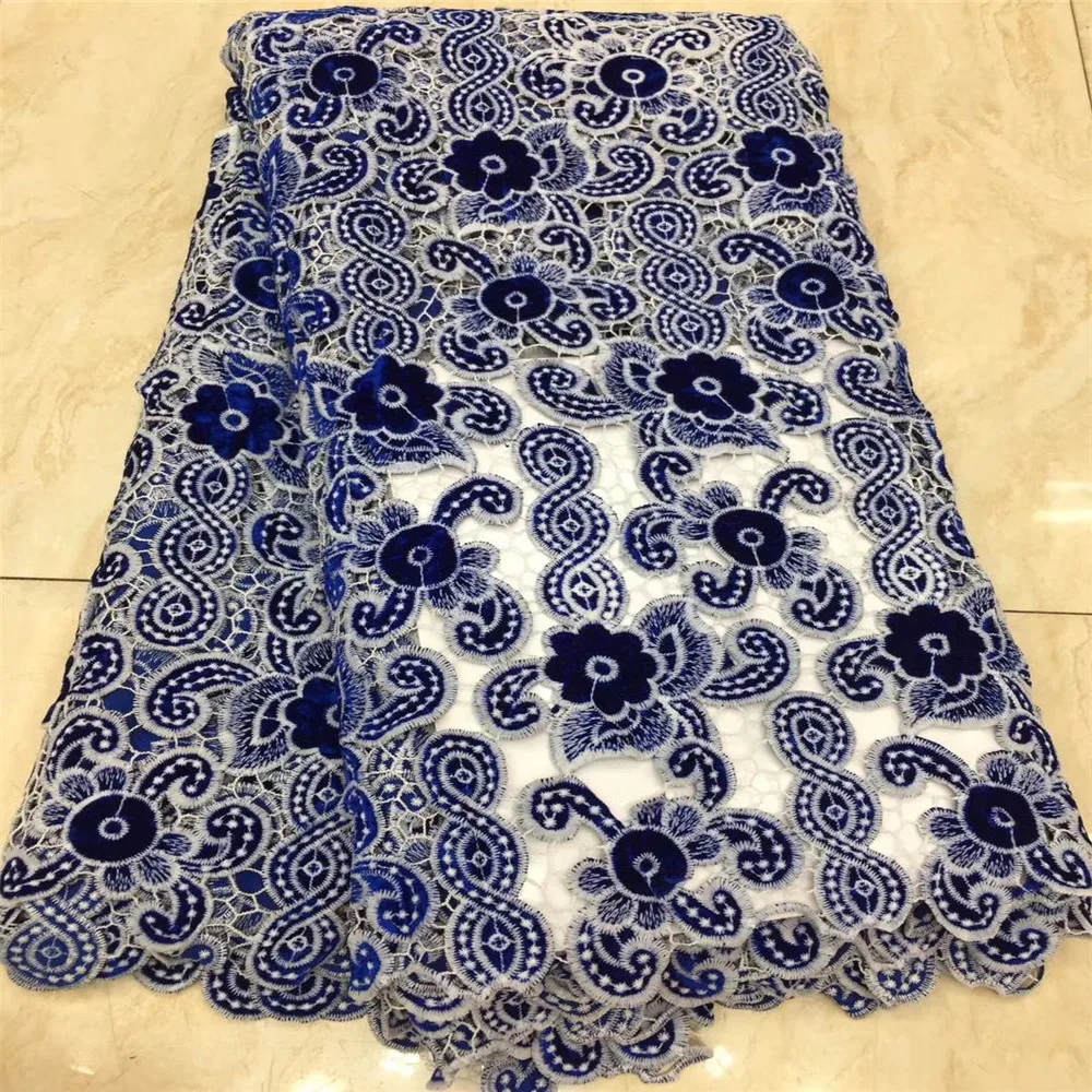 Нигерийская французская кружевная ткань бархат Тюль Высокое качество