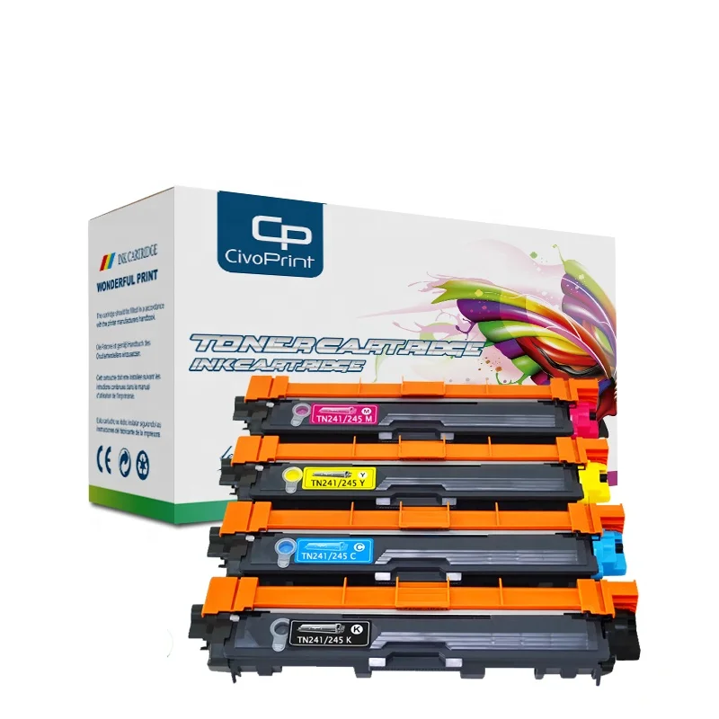 Civoprint 1 комплект TN241 TN245 тонер-картриджи совместимый с Brother HL3140CW 3150CDW 3170/9330CDW 9340CDW/ |
