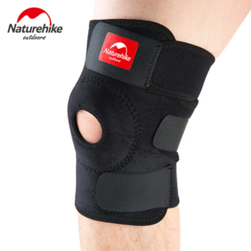 

NatureHike Adjustable Elastic Knee Support Brace Kneepad Patella Knee Pads Hole Sports Kneepad Safety Guard Strap For Running