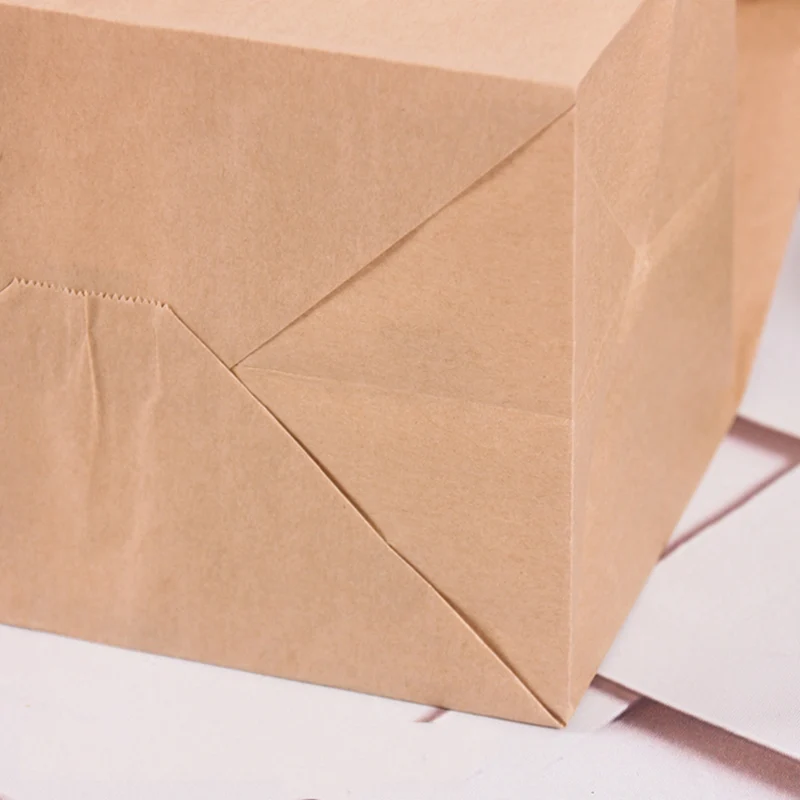 

10Pcs Brown Bakery Bags/Kraft Paper Bags for Cookie, Sandwich, Bread, Dried Foods & Snack -Takeout Bags, Party Wedding Supplies