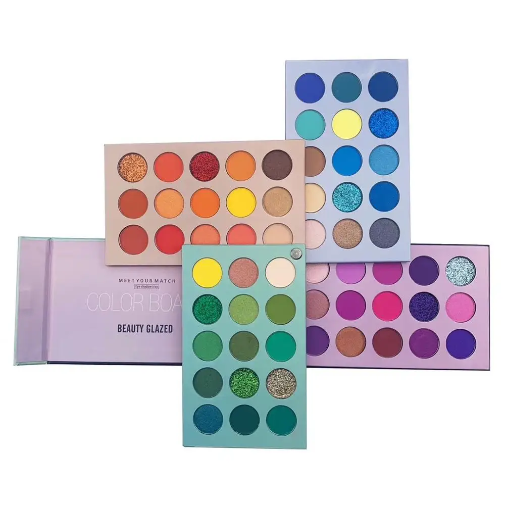 Beauty Glazed тени для век великолепные 60/63/72 цветов макияж блестящие матовая Палетка