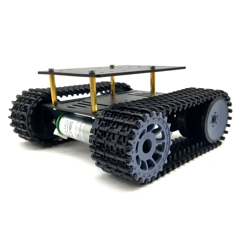 T101-P Motor Version Of Tracked Tank Chassis Smart Car Diy