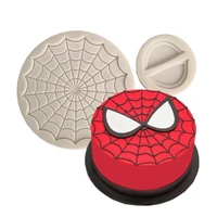 new spider web shape silicone fondant mould eye chocolate fudge cake decoration tool diy baking