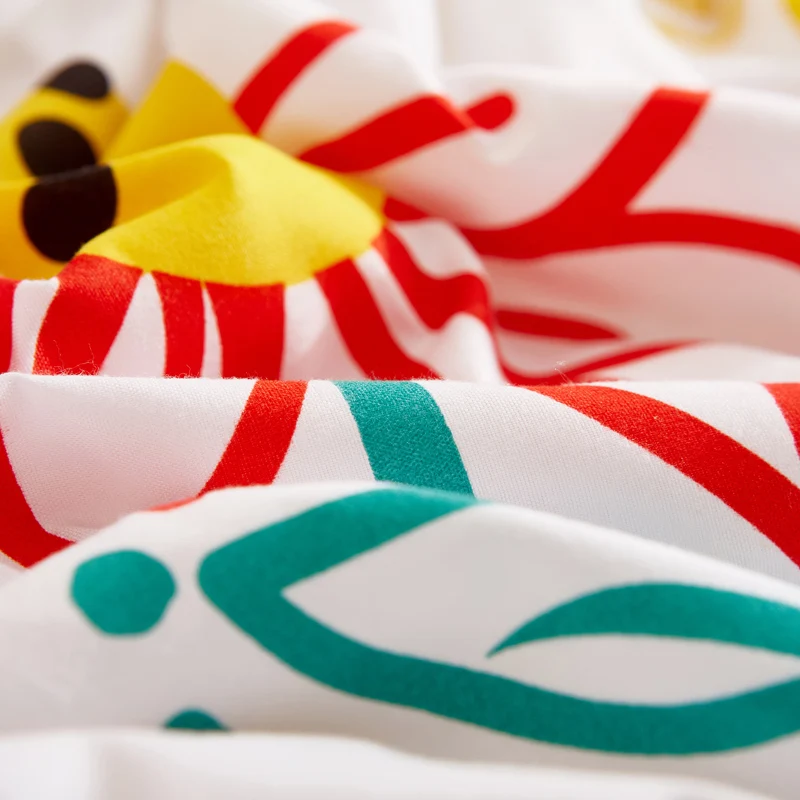 Bedding Set Adult Kids Child Student Soft Cotton Bed Linen Single Full Double Queen King Size Duvet Cover Comforter Case24 | Дом и сад