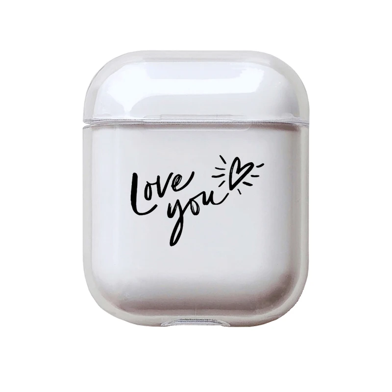 I201123 Хрустальный милый чехол для наушников для Apple AirPods, чехол из жесткого поликарбоната, прозрачный защитный чехол, аксессуары для AirPods, зарядная коробка - Цвет: I201123