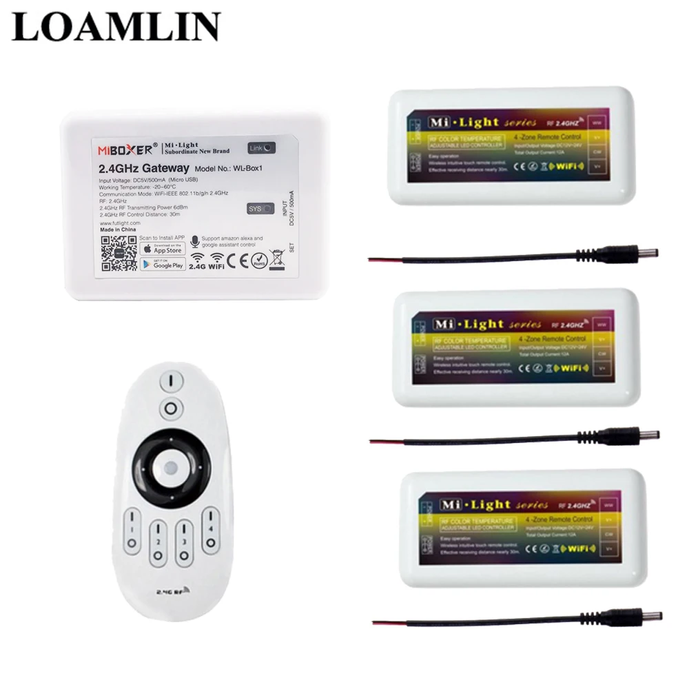 Светодиодный светильник Mi CCT с дистанционным управлением 2 4 ГГц Wi Fi Ibox2 CW/WW