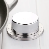 stainless steel mechanical kitchen timer fridge magnetic cooking alarm clock time management pomodoro stopwatch gadgets utensils