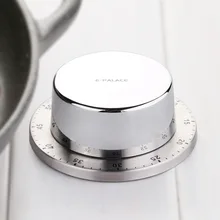 Stainless Steel Mechanical Kitchen Timer Fridge Magnetic Cooking Alarm Clock Time Management Pomodoro Stopwatch Gadgets Utensils