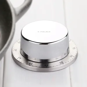 stainless steel mechanical kitchen timer fridge magnetic cooking alarm clock time management pomodoro stopwatch gadgets utensils free global shipping
