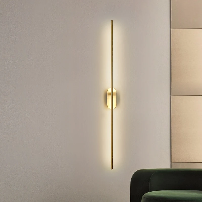 

Nordic LED Luxury Wall Lamp for Bedroom Bedside Decoration Minimalism Vanity Wall Lamps Living Room Mirror Hotel Indoor Lighting