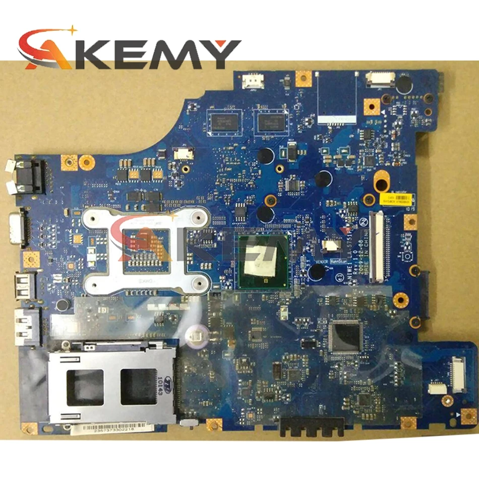

Laptop motherboard For LENOVO G460 Z460 HDMI Mainboard NIWE1 LA-5751P HM55 N11M-GE1-S-B1