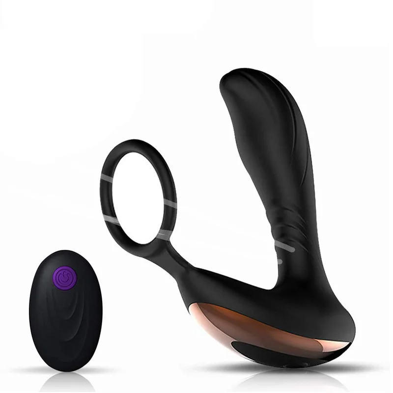 Беспроводной удаленный Мужской Вибратор для массажа простаты Анальная пробка