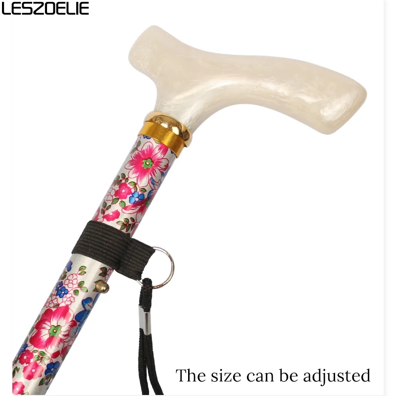 7 цветов модные складные трости для женщин Роскошные резиновые ручки декоративные цветочные трости для женщин регулируемые трости от AliExpress RU&CIS NEW