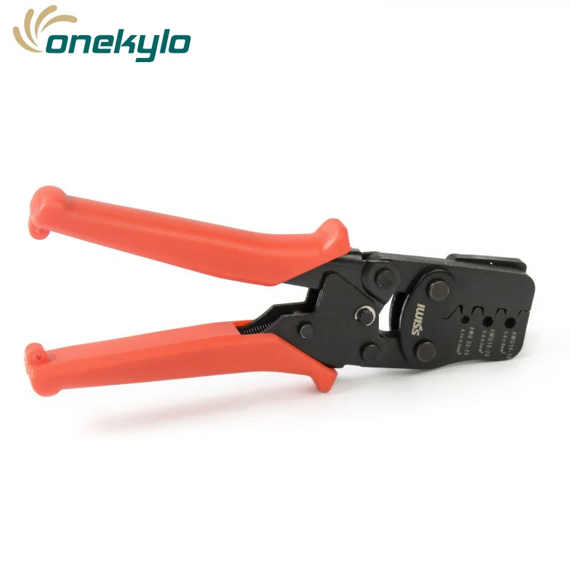 

IWS-1424BN Crimp Pliers for DELPHI Automotive Waterproof Connectors 0.14-2.0mm²(24-14AWG) iwiss mini crimper tool