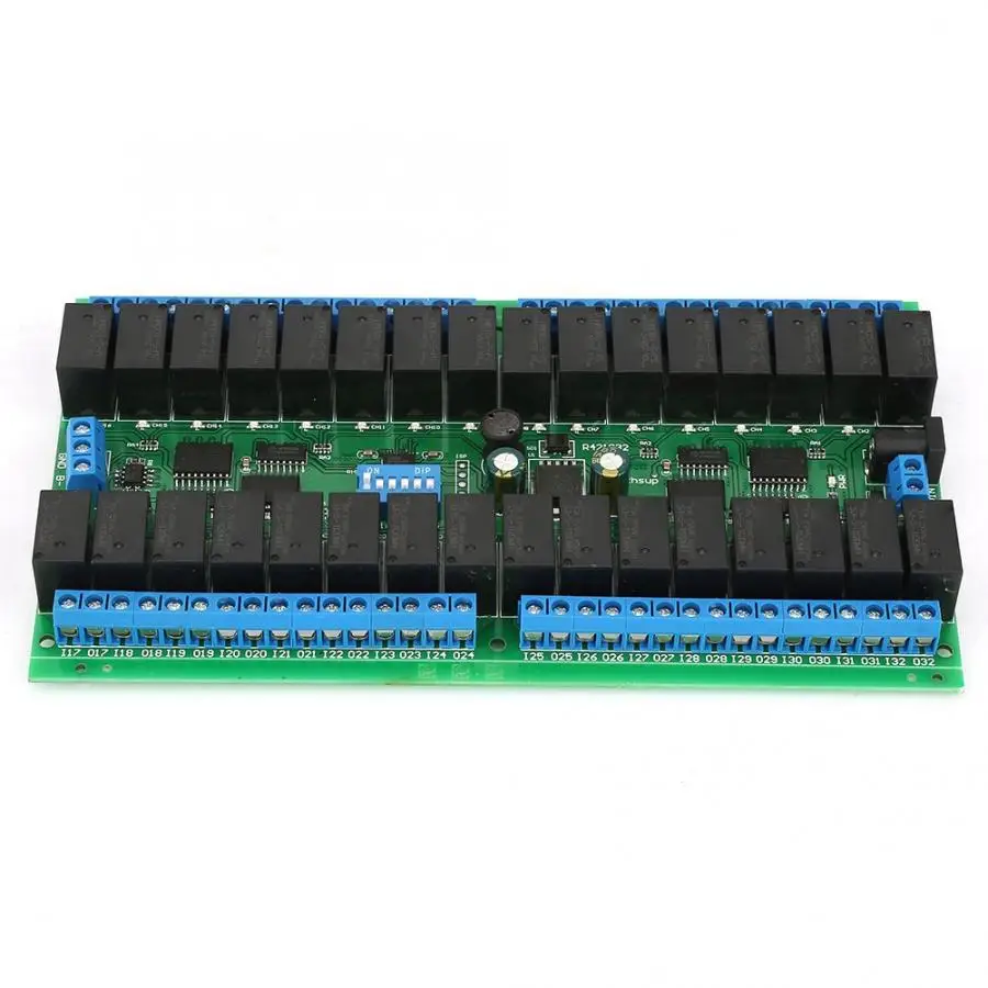 DC12V последовательный порт 32 канала переключатель управления релейный модуль