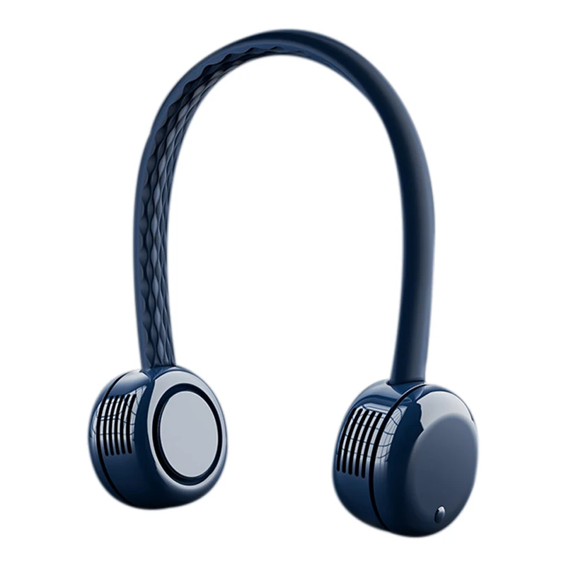 Персональный веер беспроводной шейный без лопасти перезаряжаемый через USB