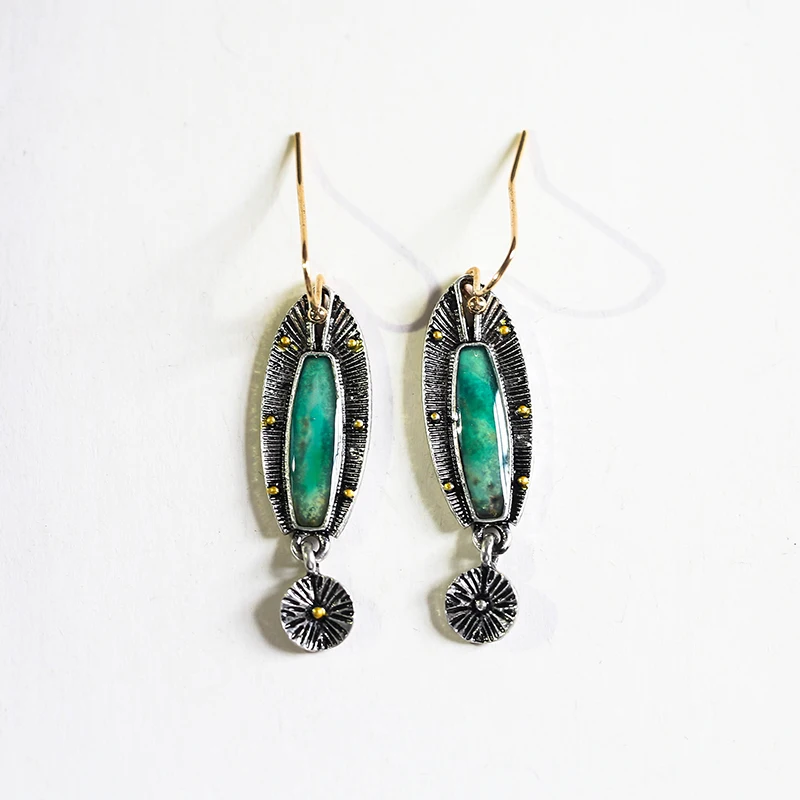 

Classic Marbled Separations Drop Earrings Fashion Vintage Antique Women's Long Dangle Earrings Jewelry for Female Gift