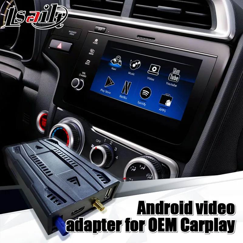 Адаптер видеоинтерфейса для Android Youtube навигации автомобиля с OEM Carplay от Lsailt |