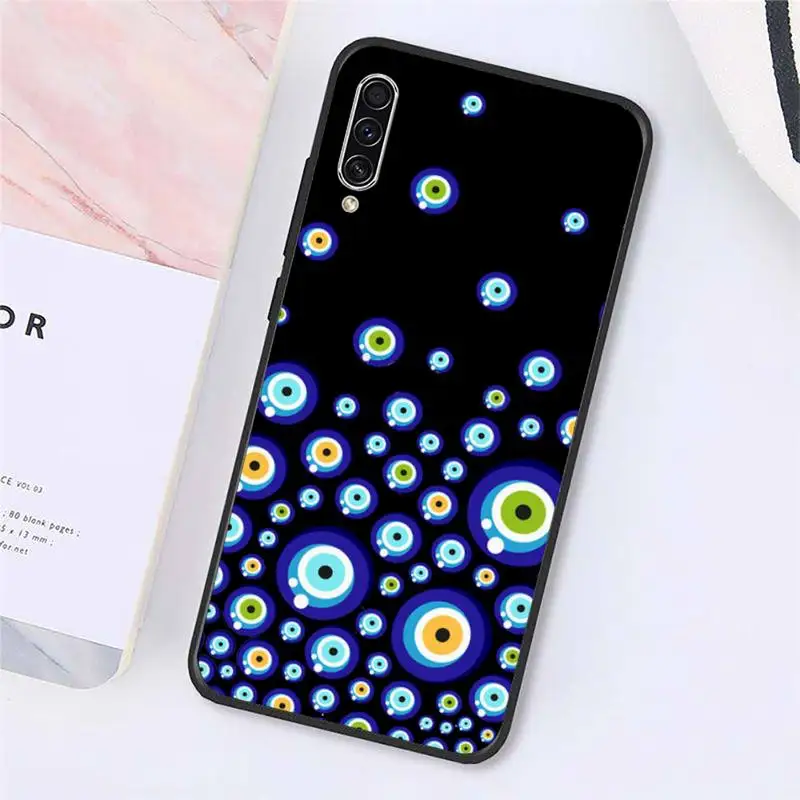 

Evil eye lucky eyes pattern Phone Case For Samsung galaxy S 9 10 20 A 10 21 30 31 40 50 51 71 s note 20 j 4 2018 plus