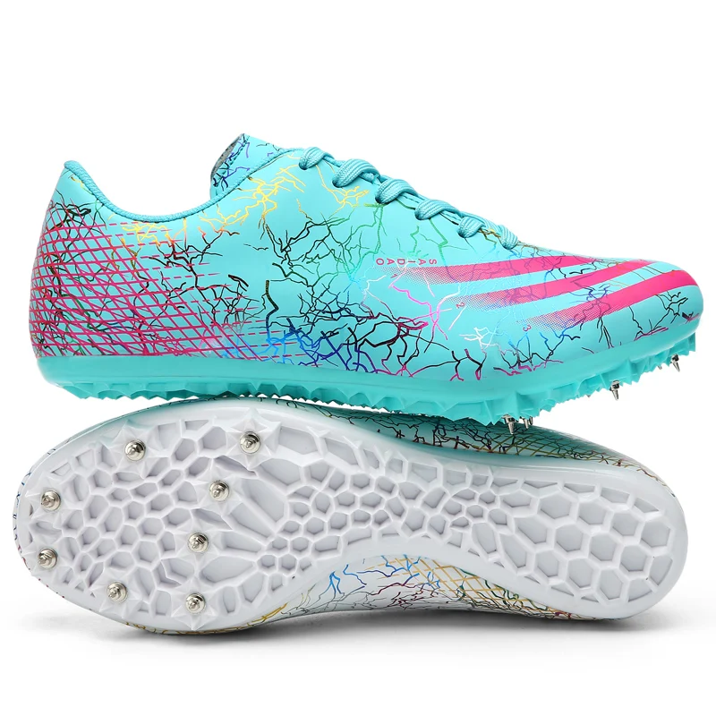 

Men Track & Field Shoes Non-Slip Running Shoes Sports Running Shoes Large Size Spikes Athletes Training Shoes